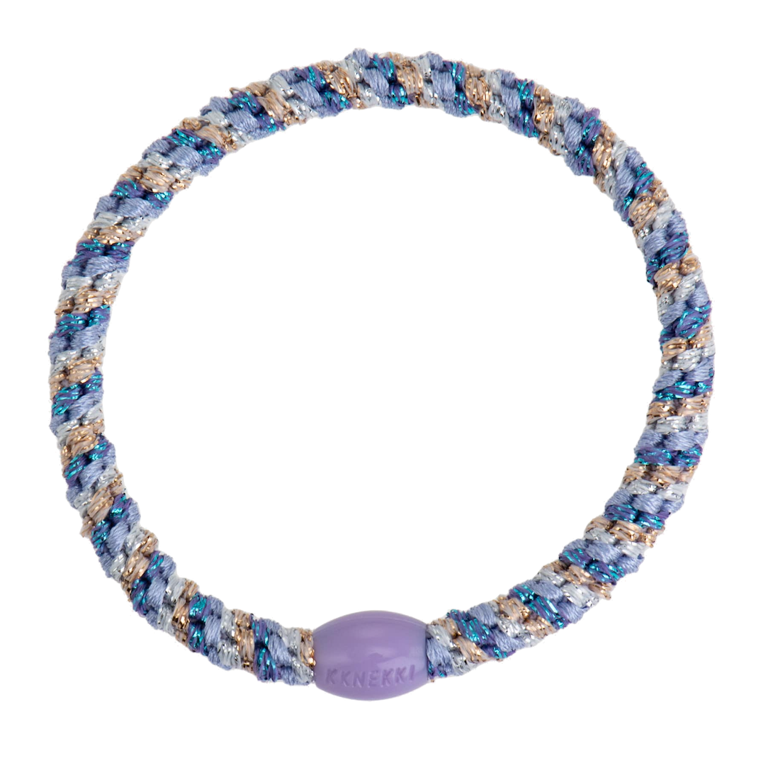 BonDep BonDep, Haargummi Slim, mix purple silver gold