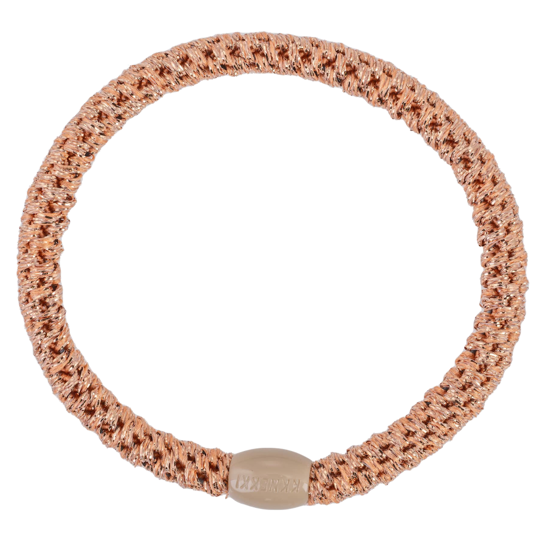 BonDep BonDep, Haargummi Slim, rosegold glitter