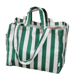 OMOM OMOM, Striped Tote Bag Low, green