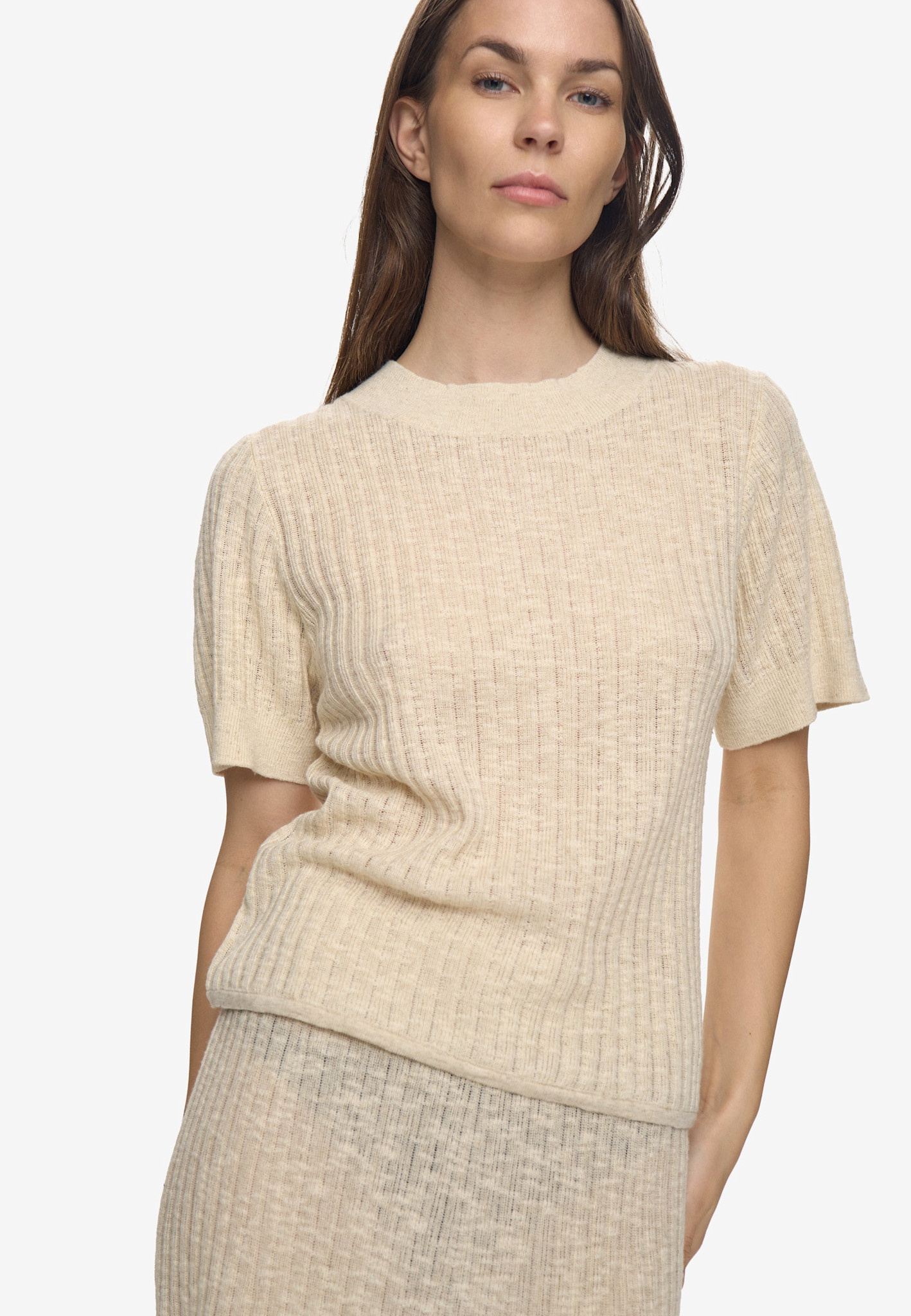 Minimum Minimum, Aldina ss jumper, brown rice, L
