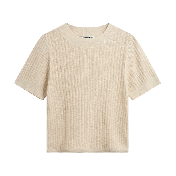 Minimum Minimum, Aldina ss jumper, brown rice, S
