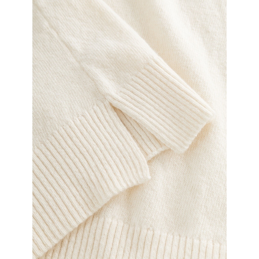 KnowledgeCotton Apparel KnowledgeCotton, Lambswool Vest, buttercream, XS