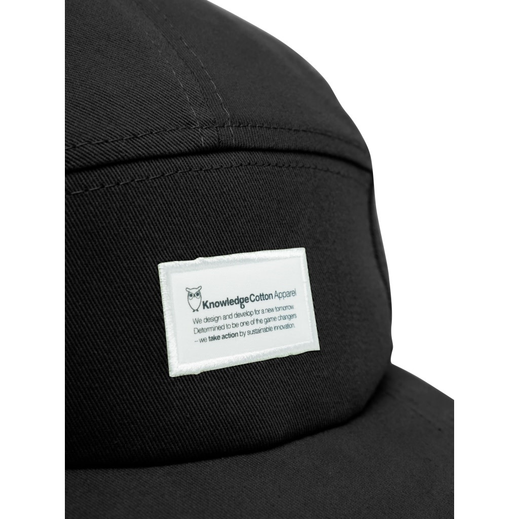 KnowledgeCotton Apparel KnowledgeCotton, Backley Cap, black jet, S/M