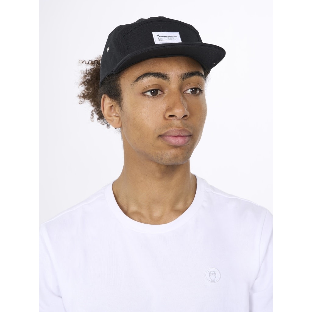 KnowledgeCotton Apparel KnowledgeCotton, Backley Cap, black jet, S/M