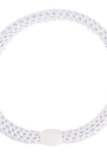 BonDep BonDep, Haargummi Slim, white glitter