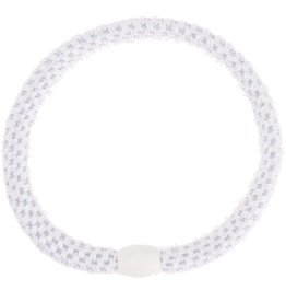 BonDep BonDep, Haargummi Slim, white glitter