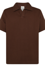 KnowledgeCotton Apparel KnowledgeCotton, Structure Polo, shaved chocolate, XL