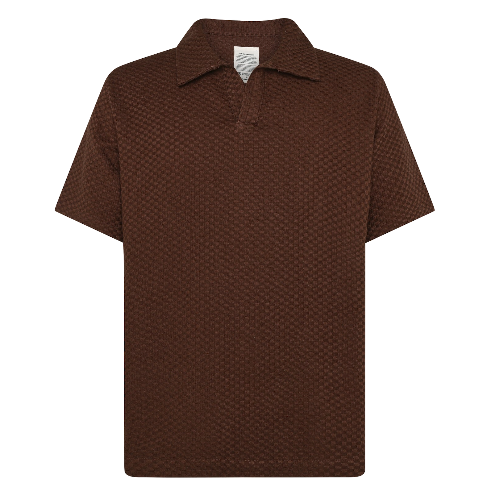 KnowledgeCotton Apparel KnowledgeCotton, Structure Polo, shaved chocolate, XL