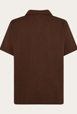 KnowledgeCotton Apparel KnowledgeCotton, Structure Polo, shaved chocolate, XL