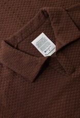 KnowledgeCotton Apparel KnowledgeCotton, Structure Polo, shaved chocolate, XL