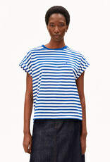 Armedangels Armedangels, Idaara Stripes, white-lapis blue, S