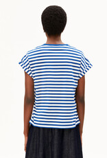 Armedangels Armedangels, Idaara Stripes, white-lapis blue, XS