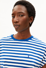 Armedangels Armedangels, Idaara Stripes, white-lapis blue, XS