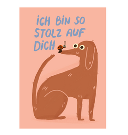 Slinga Slinga, Postkarte, stolz auf dich
