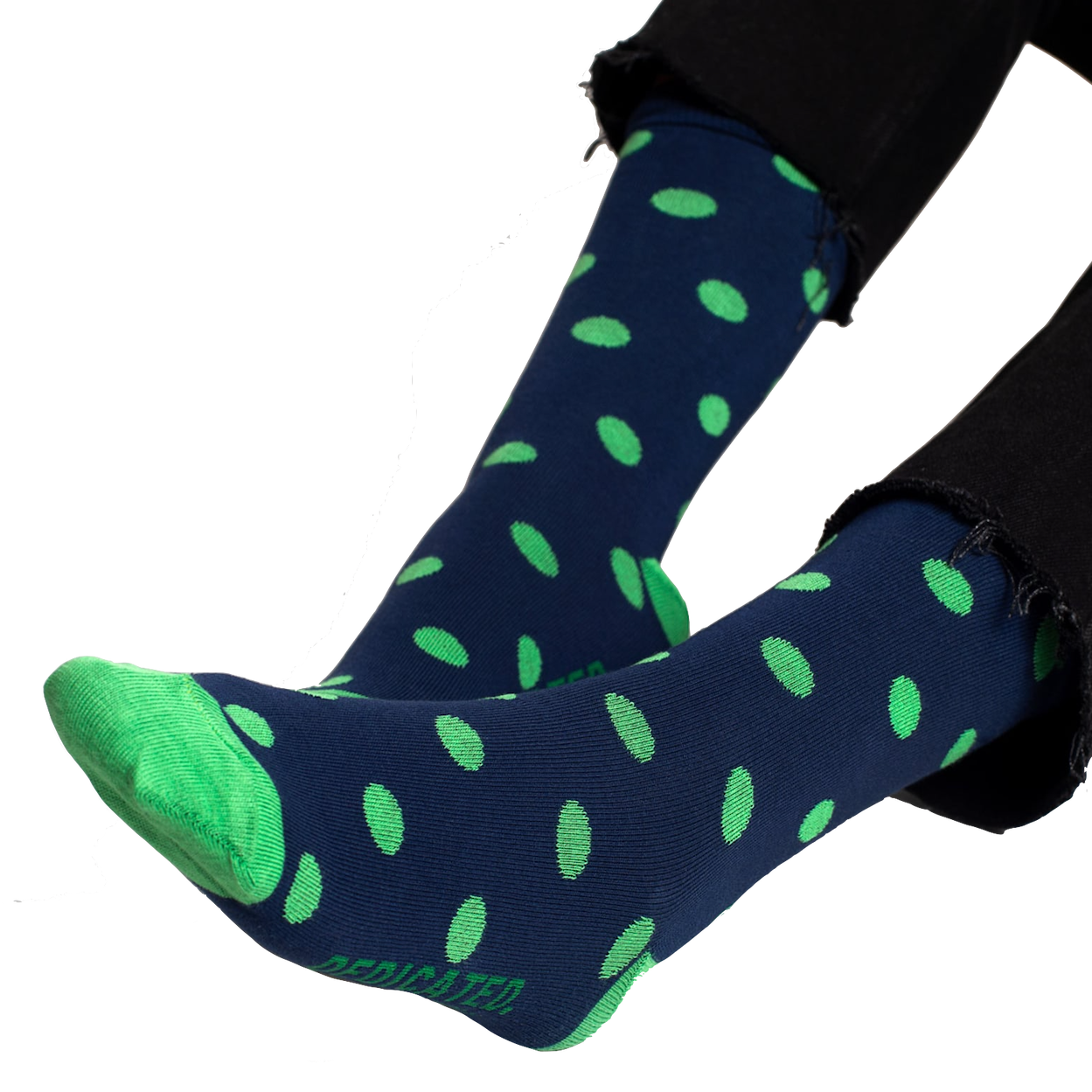 Dedicated Dedicated, Sigtuna Dots, navy, 36-40