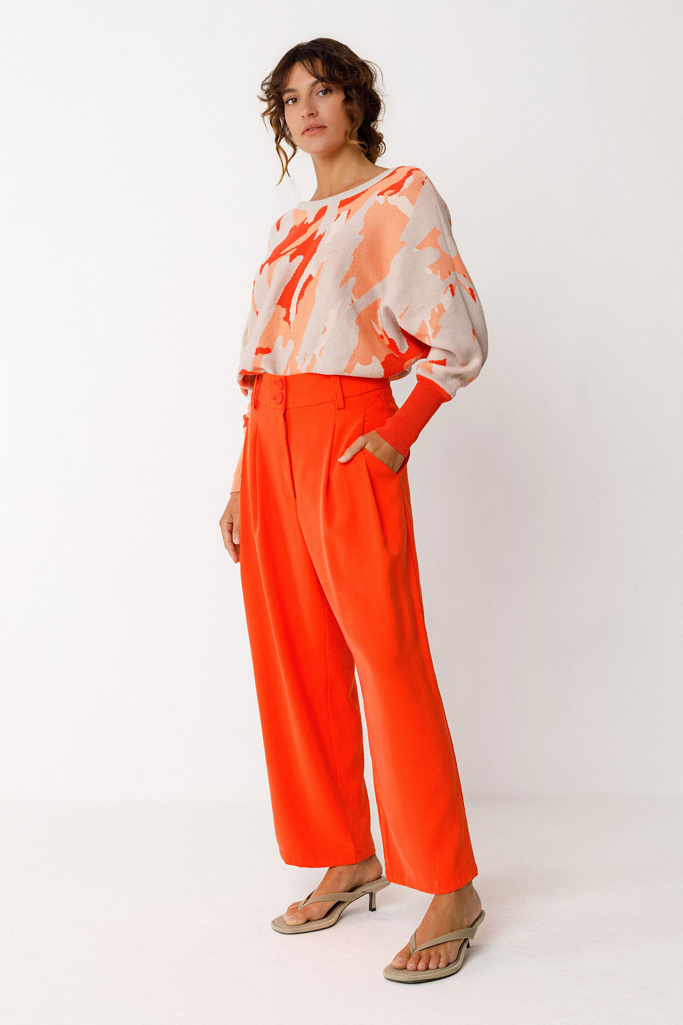 Skunkfunk Skfk, Esti Trouser, orange, XS (36)