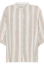 KnowledgeCotton Apparel KnowledgeCotton, Loose Linen Stripe Shirt, multi color, L
