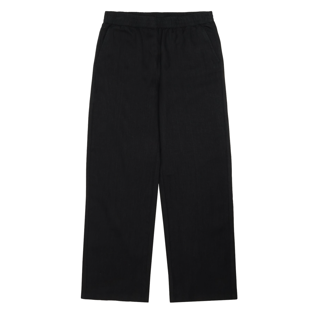 KnowledgeCotton Apparel KnowledgeCotton, Posey Wide Linen Blend Pants, black jet, M