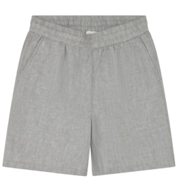 KnowledgeCotton Apparel KnowledgeCotton, Posey Wide Linen Blend Shorts, ultimate grey, L