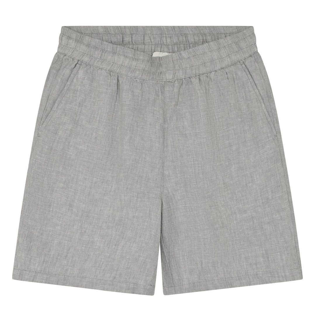 KnowledgeCotton Apparel KnowledgeCotton, Posey Wide Linen Blend Shorts, ultimate grey, S
