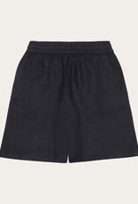 KnowledgeCotton Apparel KnowledgeCotton, Posey Wide Linen Blend Shorts, black jet, S