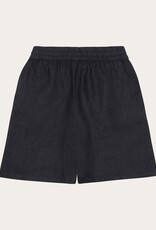 KnowledgeCotton Apparel KnowledgeCotton, Posey Wide Linen Blend Shorts, black jet, XS