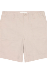 KnowledgeCotton Apparel KnowledgeCotton, Posey Wide Slub Shorts, light feather gray, M