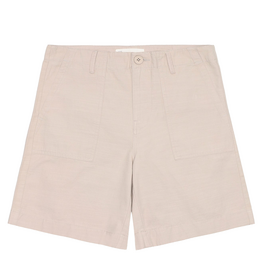 KnowledgeCotton Apparel KnowledgeCotton, Posey Wide Slub Shorts, light feather gray, XS
