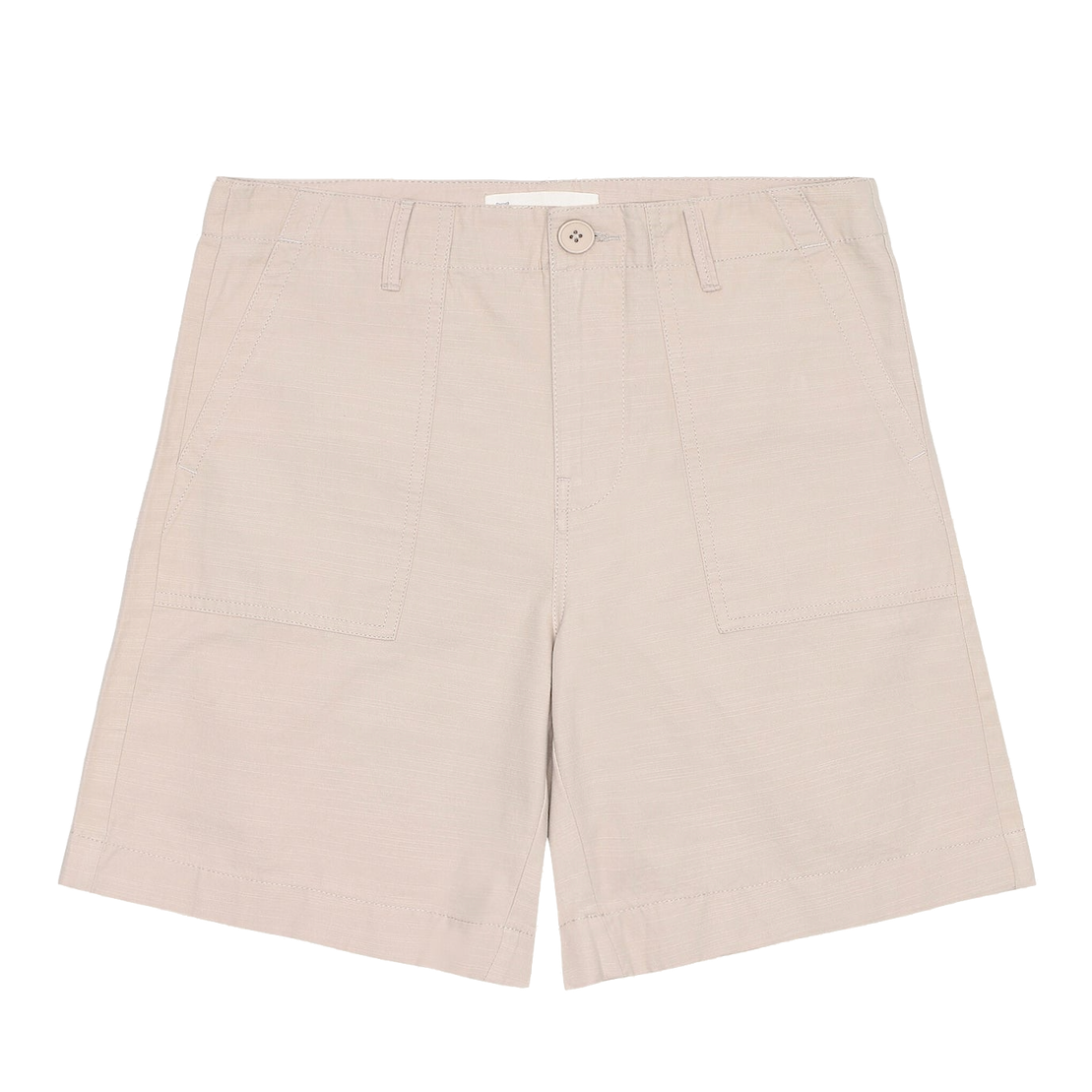 KnowledgeCotton Apparel KnowledgeCotton, Posey Wide Slub Shorts, light feather gray, XS