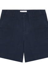 KnowledgeCotton Apparel KnowledgeCotton, Posey Wide Slub Shorts, total eclipse, M