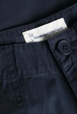 KnowledgeCotton Apparel KnowledgeCotton, Posey Wide Slub Shorts, total eclipse, S