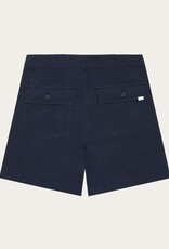 KnowledgeCotton Apparel KnowledgeCotton, Posey Wide Slub Shorts, total eclipse, XS