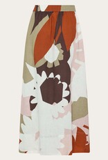 KnowledgeCotton Apparel KnowledgeCotton, Linen Print Maxi Skirt, multi color, L