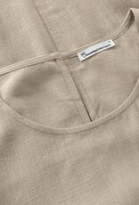 KnowledgeCotton Apparel KnowledgeCotton, Linen Blend Top, light feather gray,  L