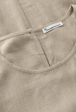 KnowledgeCotton Apparel KnowledgeCotton, Linen Blend Top, light feather gray,  S