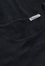KnowledgeCotton Apparel KnowledgeCotton, Linen Blend Top, black jet, S