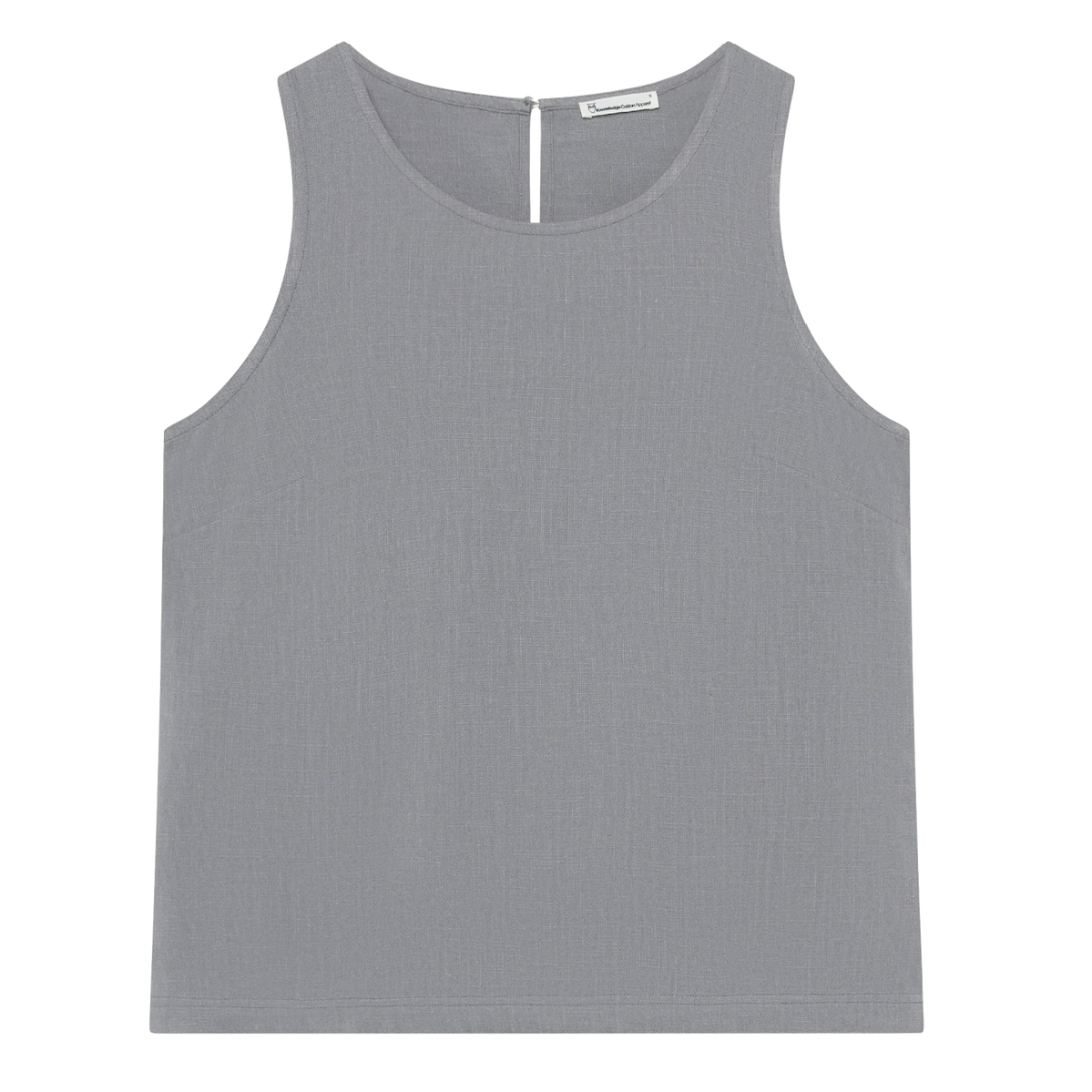 KnowledgeCotton Apparel KnowledgeCotton, Linen Blend Top, ultimate grey, M