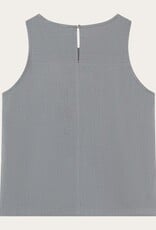 KnowledgeCotton Apparel KnowledgeCotton, Linen Blend Top, ultimate grey, M