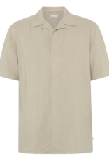 KnowledgeCotton Apparel KnowledgeCotton, Moss Relaxed Linen SS Shirt, light feather gray, M