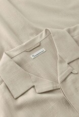 KnowledgeCotton Apparel KnowledgeCotton, Moss Relaxed Linen SS Shirt, light feather gray, M