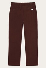 KnowledgeCotton Apparel KnowledgeCotton, Fig Loose Structure Pants, shaved chocolate, L