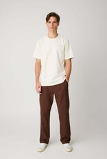 KnowledgeCotton Apparel KnowledgeCotton, Fig Loose Structure Pants, shaved chocolate, M