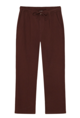 KnowledgeCotton Apparel KnowledgeCotton, Fig Loose Structure Pants, shaved chocolate, S