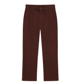 KnowledgeCotton Apparel KnowledgeCotton, Fig Loose Structure Pants, shaved chocolate, S