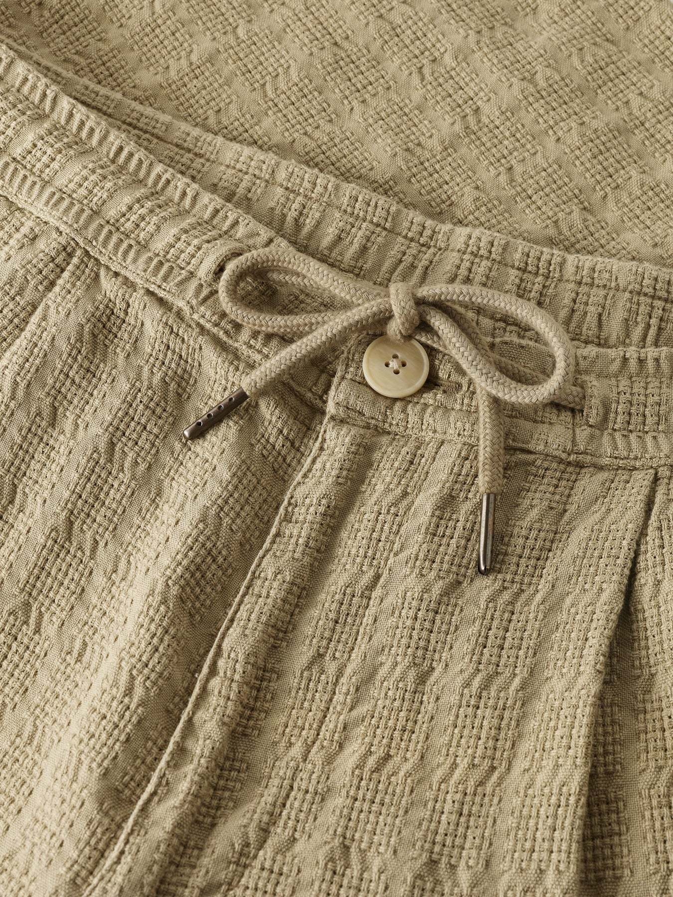 KnowledgeCotton Apparel KnowledgeCotton, Fig Loose Structure Pants, twill, S