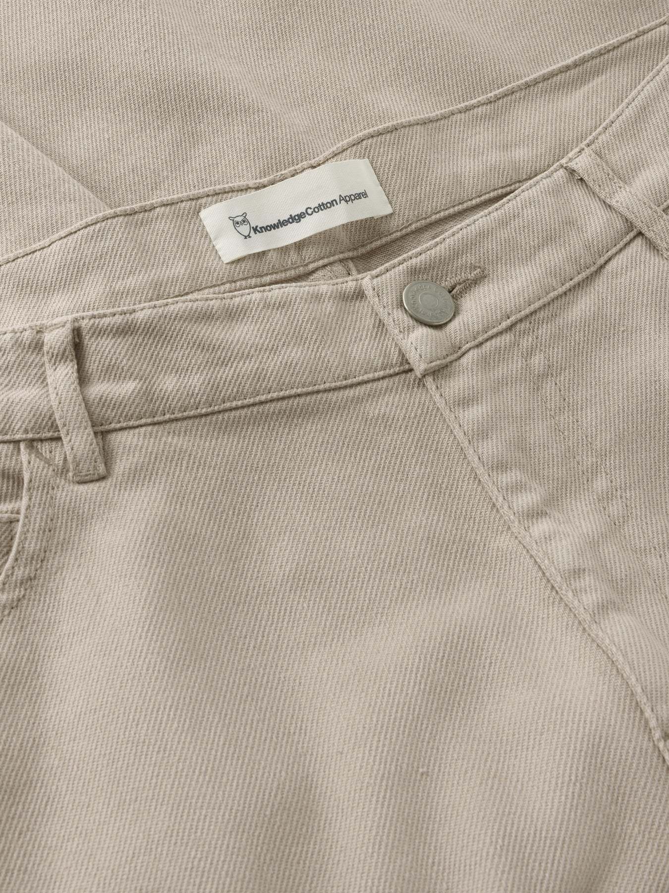 KnowledgeCotton Apparel KnowledgeCotton, Flint Twill Pants, light feather gray, 31/32