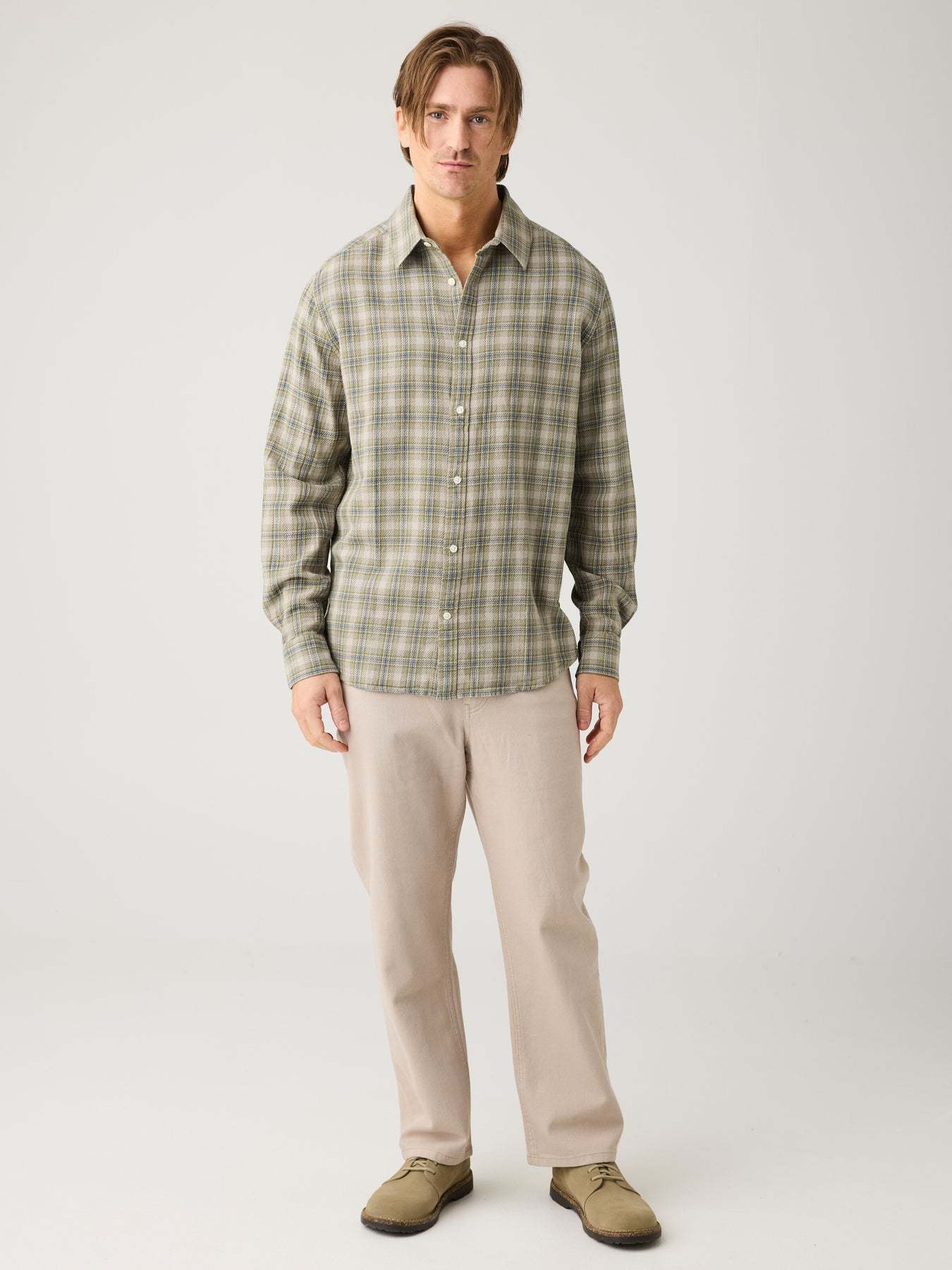 KnowledgeCotton Apparel KnowledgeCotton, Flint Twill Pants, light feather gray, 30/32