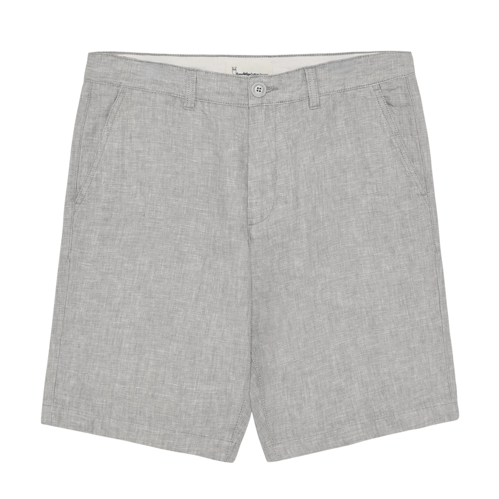 KnowledgeCotton Apparel KnowledgeCotton, Chuck Linen Shorts, ultimate grey, 34
