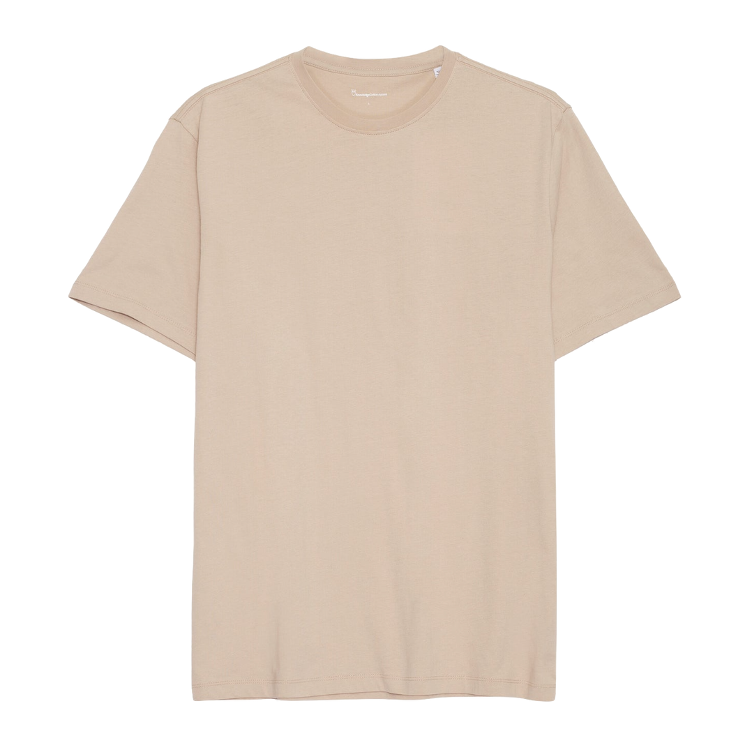 KnowledgeCotton Apparel KnowledgeCotton, Basic T-Shirt, light feather gray, XL