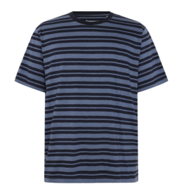 KnowledgeCotton Apparel KnowledgeCotton, Striped T-Shirt, blue stripe, M